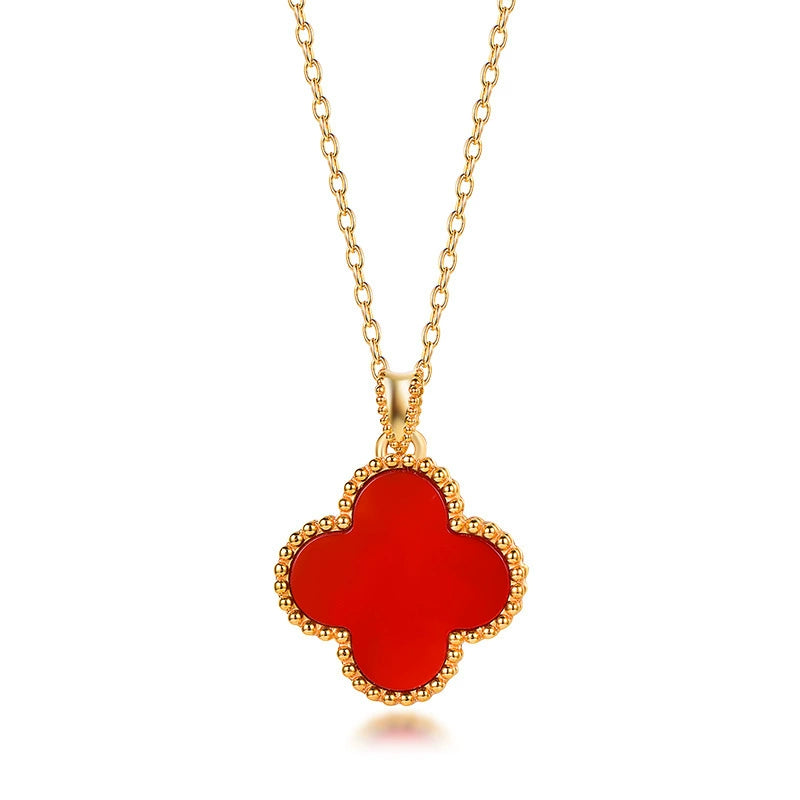 EAMIN Four Leaf Clover Choker - Lucky Charm Necklace