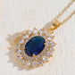 EAMIN Zirconia Jewelry Set - Luxury Earrings & Necklace Combo