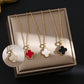 EAMIN Four Leaf Clover Choker - Lucky Charm Necklace