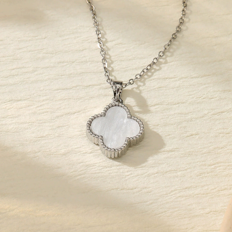 EAMIN Four Leaf Clover Choker - Lucky Charm Necklace