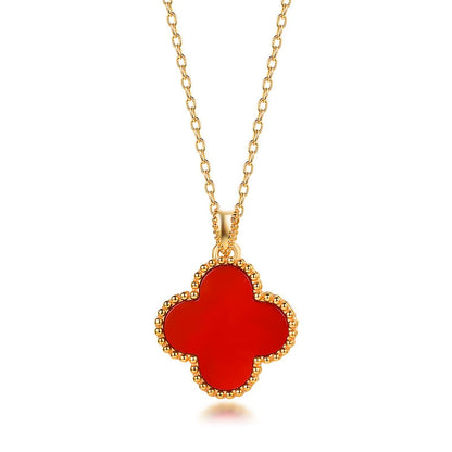 EAMIN Four Leaf Clover Choker - Lucky Charm Necklace