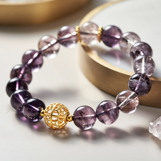 EAMIN Natural Crystal Bracelet - Multi-Gemstone Energy Collection