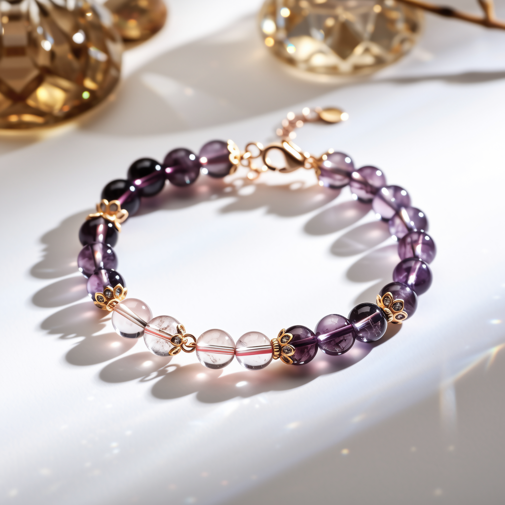 EAMIN Natural Crystal Bracelet - Multi-Gemstone Energy Collection