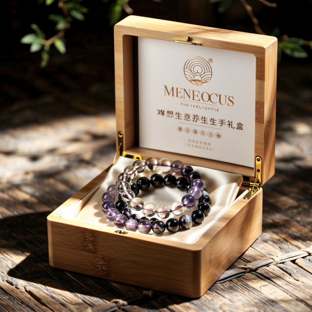 EAMIN Natural Crystal Bracelet - Multi-Gemstone Energy Collection